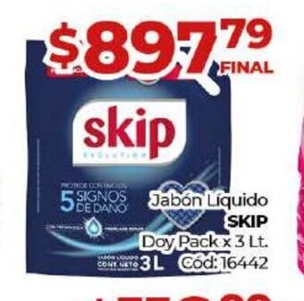 Diarco Skip Jabon Liquido Doy Pack oferta