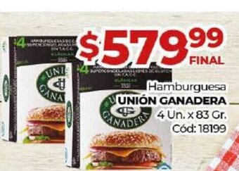 Diarco Unión Ganadera Hamburguesa oferta