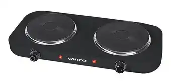 Frávega Anafe eléctrico winco w1041 negro 220v oferta