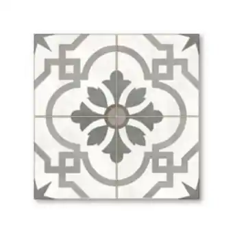 Casa Manrique Ceramico decorado cervantes gris (46 x 46cm) alberdi oferta
