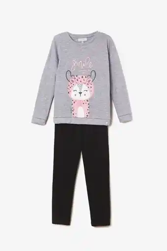 Promesse Pijama buzo manga larga y cigarette - little cheetah oferta