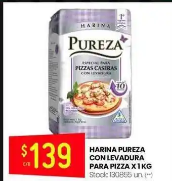 Changomas Harina pureza con levadura para pizza oferta