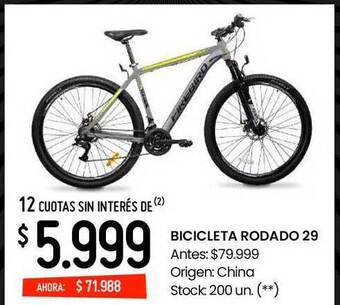 Changomas Bicicleta rodado 29 oferta