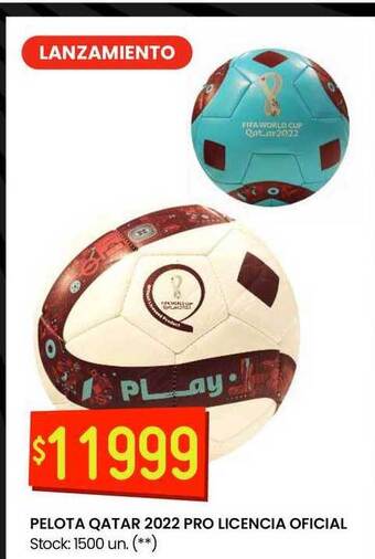 Changomas Pelota qatar 2022 pro licencia oficial oferta