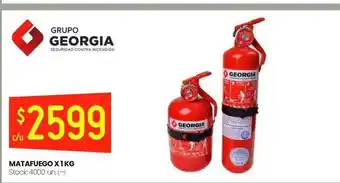 Changomas Matafuego grupo georgia oferta