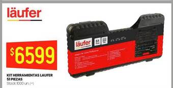 Kit herramientas laufer 51 piezas