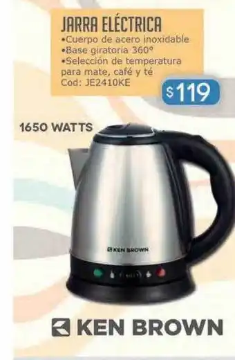 Cuotas del Sur Jarra eléctrica ken brown oferta