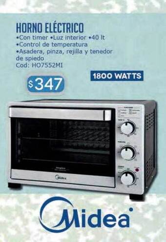 Cuotas del Sur Horno eléctrico midea oferta