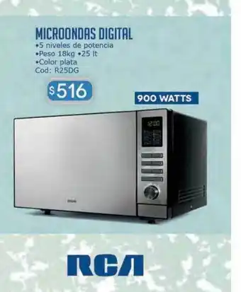 Cuotas del Sur Microondas didital rca oferta