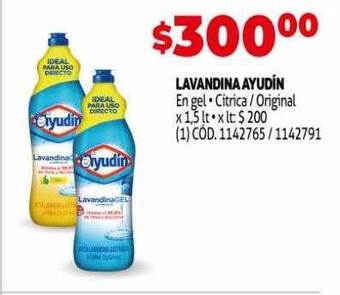 Makro Lavandina ayudín oferta