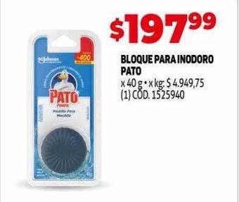 Makro Bloque para inodoro pato oferta