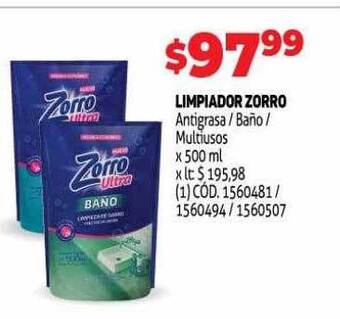 Makro Limpiador zorro oferta