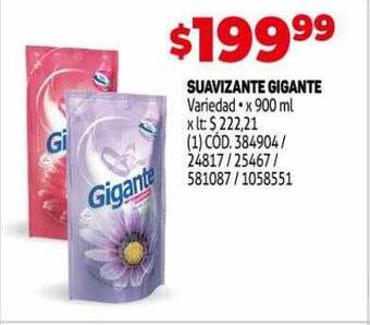Makro Suavizante gigante oferta