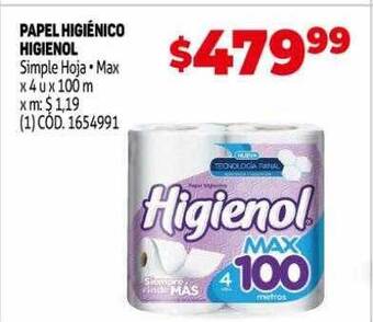 Makro Papel higiénico higienol oferta