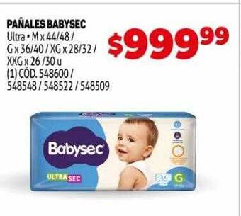 Makro Pañales babysec oferta