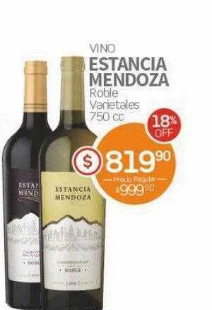Alvear Vino estancia mendoza oferta
