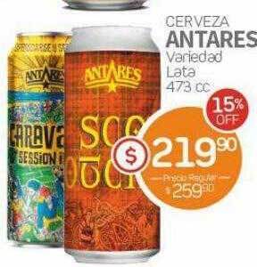 Alvear Cerveza antares oferta