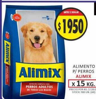Alimento p perros alimix