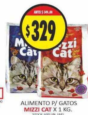 Alimento p gatos mizzi cat