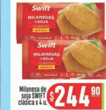 Supermercados Caracol Milanesa de soja swift clásica oferta