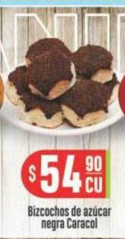 Supermercados Caracol Bizcochos de azúcar negra caracol oferta
