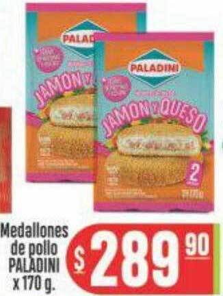 Medallones de pollo paladini