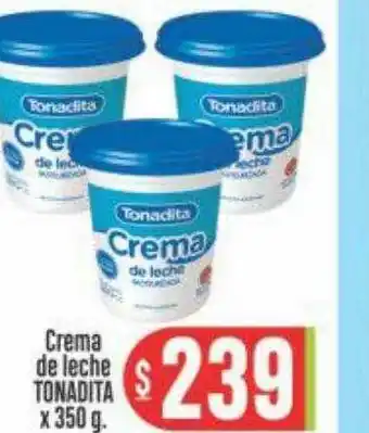 Supermercados Caracol Crema de leche tonadita oferta
