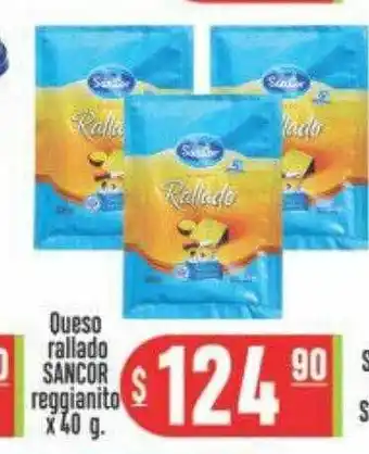 Supermercados Caracol Queso rallado sancor reggianito oferta