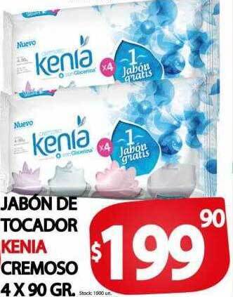 Supermercados Mariano Max Jabón de tocador kenia cremoso oferta
