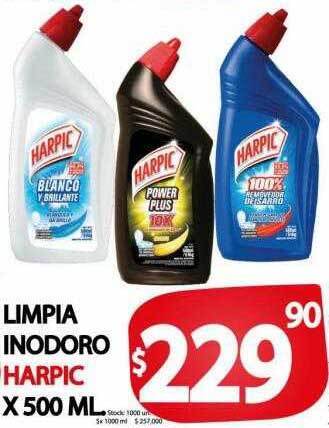 Supermercados Mariano Max Limpia inodoro harpic oferta