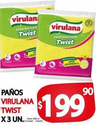 Supermercados Mariano Max Paños virulana twist oferta