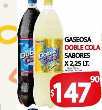 Supermercados Mariano Max Gaseosa doble cola sabores oferta