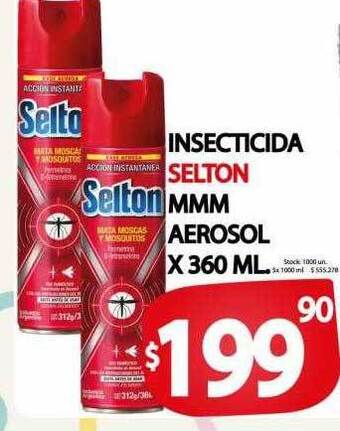 Supermercados Mariano Max Insecticida selton mmm aerosol oferta