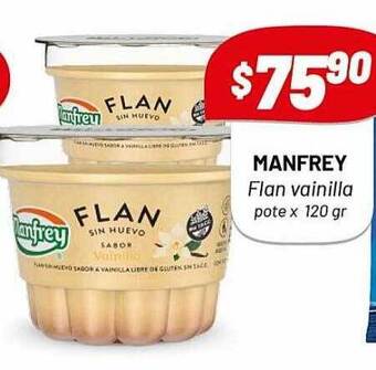 Almacor Manfrey flan vainilla oferta