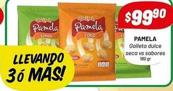Almacor Pamela galleta dulce seca vs sabores oferta