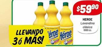 Almacor Heroe lavandina clásica oferta