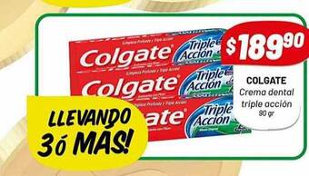 Almacor Colgate crema dental triple acción oferta