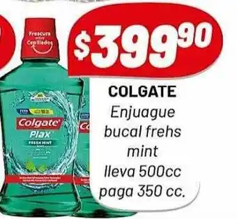 Almacor Colgate enjuague bucal fresh mint oferta