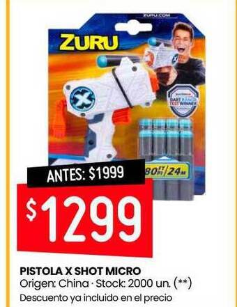 Changomas Pistola x shot micro oferta