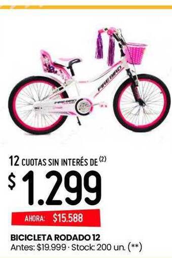 Changomas Bicicleta rodado 12 oferta