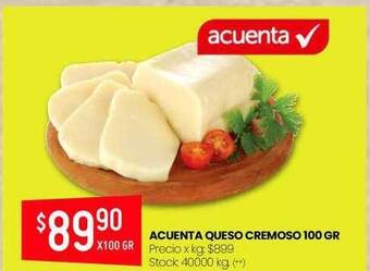 Changomas Acuenta queso cremoso oferta