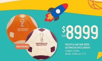 Changomas Pelota qatar 2022 licencia exclusiva oferta