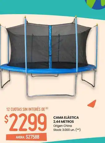 Changomas Cama elástica 2.44 metros oferta