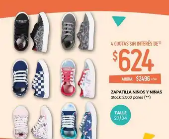 Changomas Zapatilla niños y niñas oferta