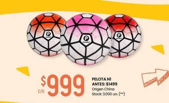 Changomas Pelota n1 oferta