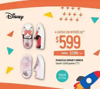 Changomas Pancha disney niños oferta