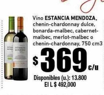 Cooperativa Obrera Vino estancia mendoza oferta