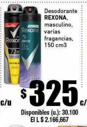 Cooperativa Obrera Desodorante rexona oferta