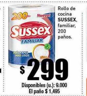 Cooperativa Obrera Rollo de cocina sussex oferta