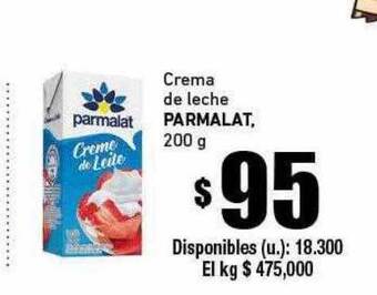 Cooperativa Obrera Crema de leche parmalat oferta